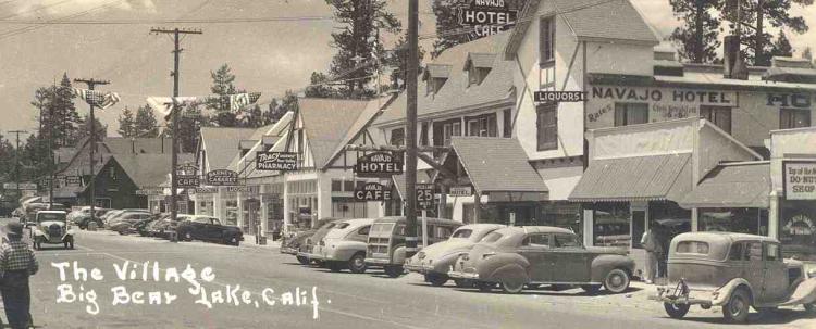 The Village in Big Bear Lake circa 1940s.